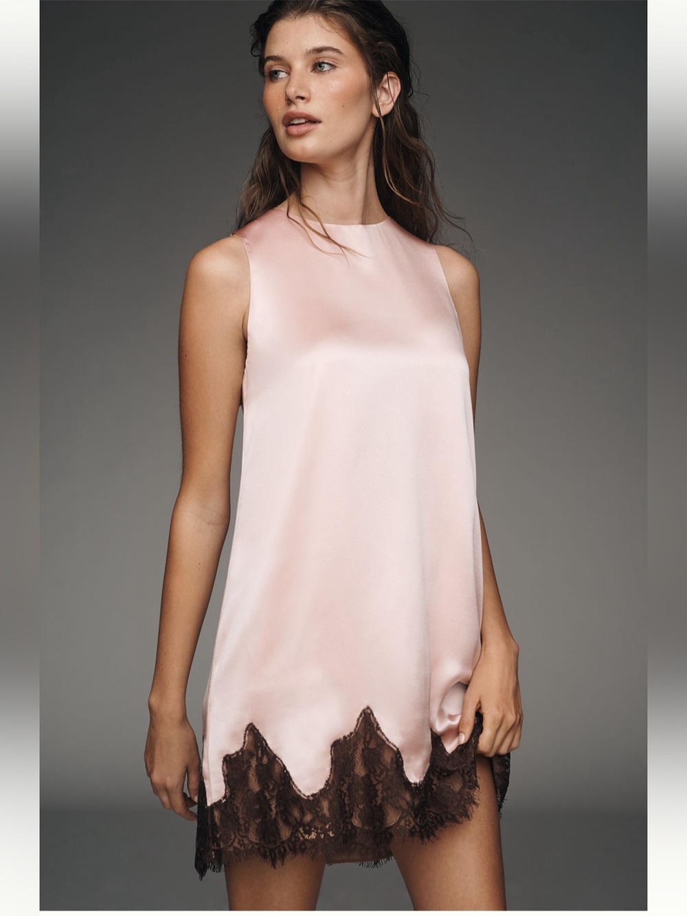 Anthropologie Reformation Jessalyn Sleeveless Silk Mini Dress - Sz S